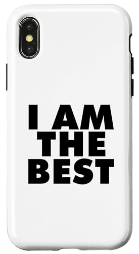 I AM THE BEST Hülle für iPhone X/XS I AM THE BEST Hülle für iPhone X/XS von Miftees Motivational Tees