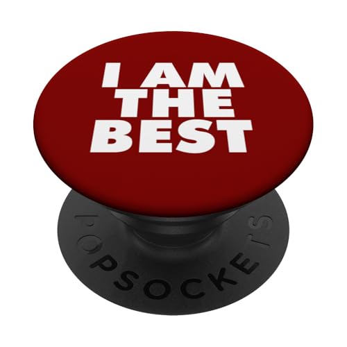 I AM THE BEST PopSockets Klebender PopGrip I AM THE BEST PopSockets Klebender PopGrip von Miftees Motivational Tees
