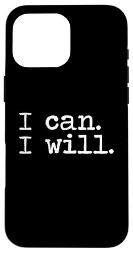 Ich kann und ich werde Hülle für iPhone 16 Pro Max Ich kann und ich werde Hülle für iPhone 16 Pro Max von Miftees Motivational Tees