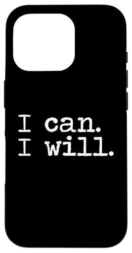 Ich kann und ich werde Hülle für iPhone 16 Pro Ich kann und ich werde Hülle für iPhone 16 Pro von Miftees Motivational Tees