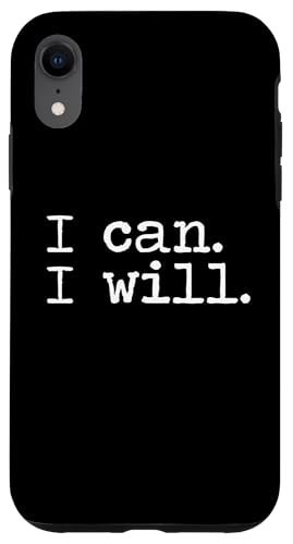 Ich kann und ich werde Hülle für iPhone XR Ich kann und ich werde Hülle für iPhone XR von Miftees Motivational Tees