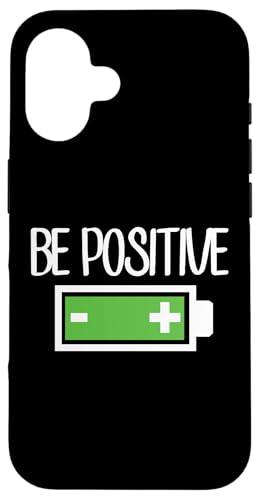 Positive Batterie ist positiv Hülle für iPhone 16 Positive Batterie ist positiv Hülle für iPhone 16 von Miftees Motivational Tees