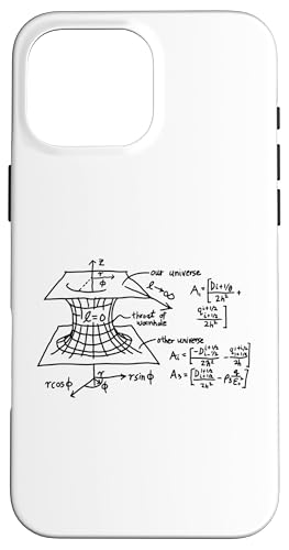 Astrophysik Wurmlochgleichung Hülle für iPhone 16 Pro Max Astrophysik Wurmlochgleichung Hülle für iPhone 16 Pro Max von Miftees Physics Tees