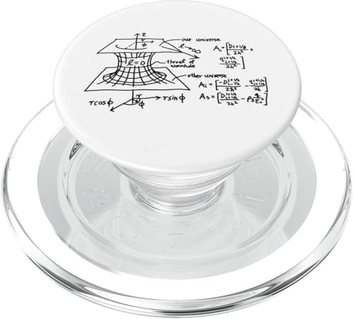 Astrophysik Wurmlochgleichung PopSockets PopGrip für MagSafe Astrophysik Wurmlochgleichung PopSockets PopGrip für MagSafe von Miftees Physics Tees