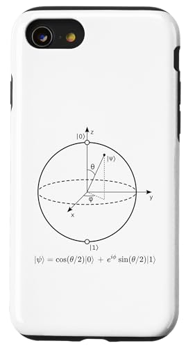 Bloch-Kugel Hülle für iPhone SE (2020) / 7 / 8 von Miftees Physics Tees