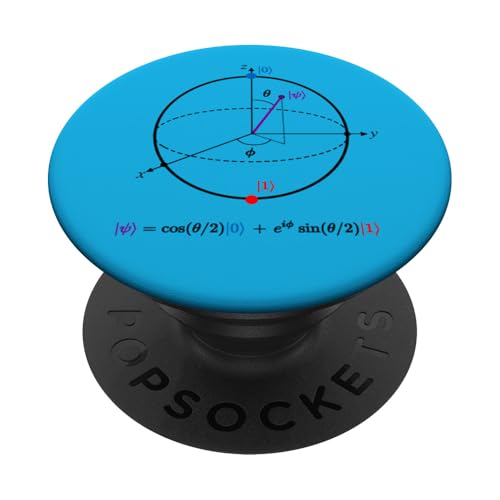 Bloch-Kugel PopSockets Klebender PopGrip Bloch-Kugel PopSockets Klebender PopGrip von Miftees Physics Tees