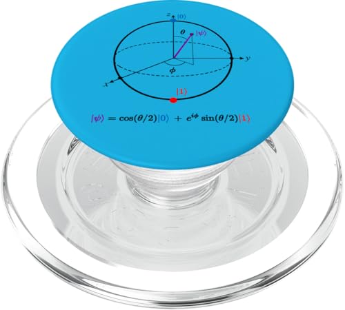 Bloch-Kugel PopSockets PopGrip für MagSafe Bloch-Kugel PopSockets PopGrip für MagSafe von Miftees Physics Tees