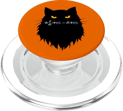 Cat Zeitabhängige Schrödinger-Gleichung PopSockets PopGrip für MagSafe Cat Zeitabhängige Schrödinger-Gleichung PopSockets PopGrip für MagSafe von Miftees Physics Tees