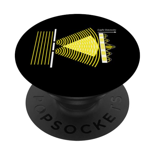 Doppelspalt-Experiment der Quantenphysik PopSockets Klebender PopGrip Doppelspalt-Experiment der Quantenphysik PopSockets Klebender PopGrip von Miftees Physics Tees