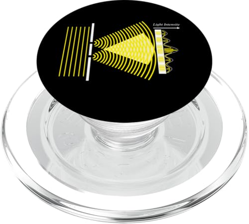 Doppelspalt-Experiment der Quantenphysik PopSockets PopGrip für MagSafe Doppelspalt-Experiment der Quantenphysik PopSockets PopGrip für MagSafe von Miftees Physics Tees
