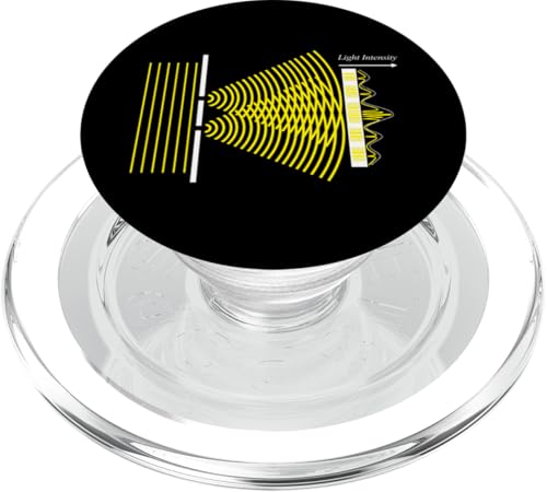 Doppelspalt-Experiment der Quantenphysik PopSockets PopGrip für MagSafe Doppelspalt-Experiment der Quantenphysik PopSockets PopGrip für MagSafe von Miftees Physics Tees