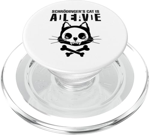 Funny Schrödingers Katze ist tot und lebendig PopSockets PopGrip für MagSafe Funny Schrödingers Katze ist tot und lebendig PopSockets PopGrip für MagSafe von Miftees Physics Tees