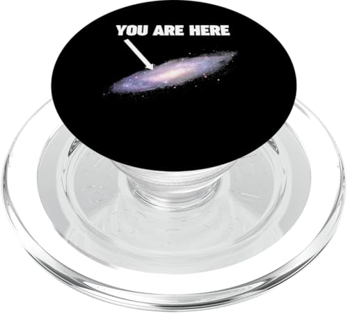Milky Way Du bist hier PopSockets PopGrip für MagSafe Milky Way Du bist hier PopSockets PopGrip für MagSafe von Miftees Physics Tees