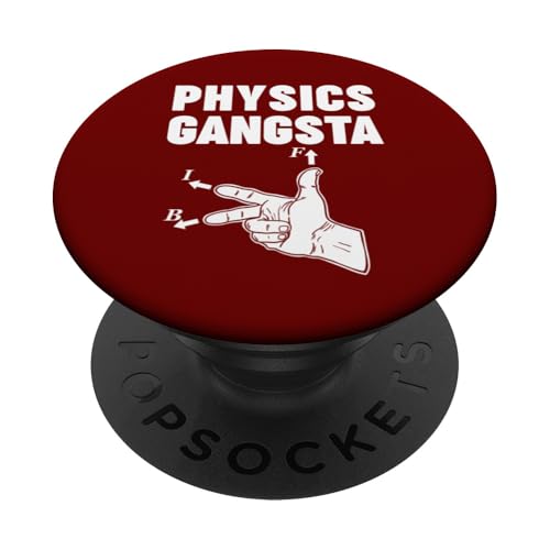 Physics Gangsta PopSockets Klebender PopGrip Physics Gangsta PopSockets Klebender PopGrip von Miftees Physics Tees