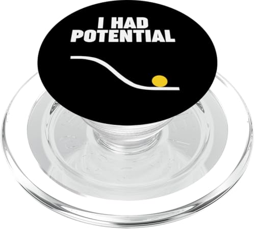 Physics I HAD POTENTIAL PopSockets PopGrip für MagSafe von Miftees Physics Tees