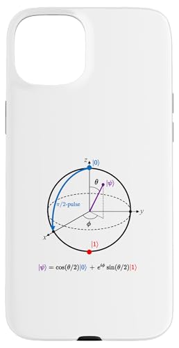 Physik Bloch Sphere Hülle für iPhone 15 Plus Physik Bloch Sphere Hülle für iPhone 15 Plus von Miftees Physics Tees