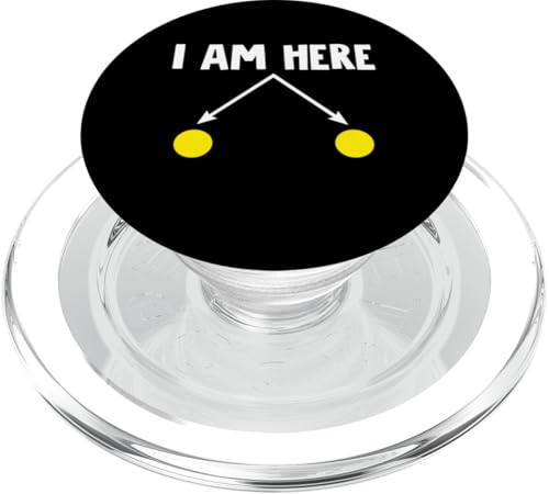 Quantenphysik Ich bin hier PopSockets PopGrip für MagSafe Quantenphysik Ich bin hier PopSockets PopGrip für MagSafe von Miftees Physics Tees