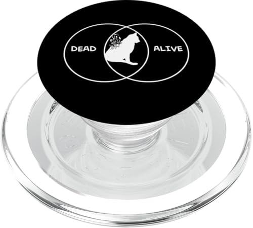 Schrödingers Cat Venn-Diagramm PopSockets PopGrip für MagSafe Schrödingers Cat Venn-Diagramm PopSockets PopGrip für MagSafe von Miftees Physics Tees