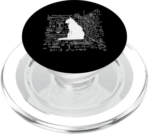 Schrödingers Katze in der Box PopSockets PopGrip für MagSafe Schrödingers Katze in der Box PopSockets PopGrip für MagSafe von Miftees Physics Tees