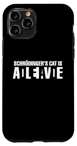 Schrödingers Katze ist tot lebendig Hülle für iPhone 11 Pro von Miftees Physics Tees