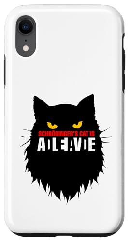 Schrödingers Katze ist tot lebendig Hülle für iPhone XR Schrödingers Katze ist tot lebendig Hülle für iPhone XR von Miftees Physics Tees