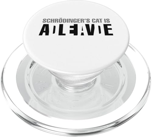 Schrödingers Katze ist tot lebendig PopSockets PopGrip für MagSafe Schrödingers Katze ist tot lebendig PopSockets PopGrip für MagSafe von Miftees Physics Tees