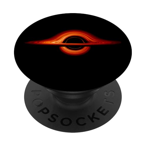 Schwarzes Loch PopSockets Klebender PopGrip von Miftees Physics Tees