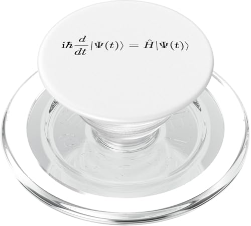 Zeitabhängige Schrödinger-Gleichung PopSockets PopGrip für MagSafe Zeitabhängige Schrödinger-Gleichung PopSockets PopGrip für MagSafe von Miftees Physics Tees