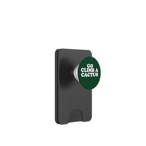 Go Climb a Cactus PopSockets PopWallet für MagSafe Go Climb a Cactus PopSockets PopWallet für MagSafe von Miftees Sarcastic Tees