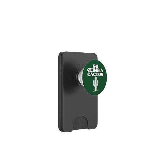 Go Climb a Cactus PopSockets PopWallet für MagSafe Go Climb a Cactus PopSockets PopWallet für MagSafe von Miftees Sarcastic Tees