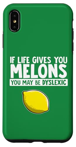 If Life Gives you Melons You May be Dyslexic Hülle für iPhone XS Max If Life Gives you Melons You May be Dyslexic Hülle für iPhone XS Max von Miftees