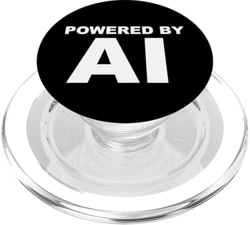 Powered by AI PopSockets PopGrip für MagSafe von Miftees