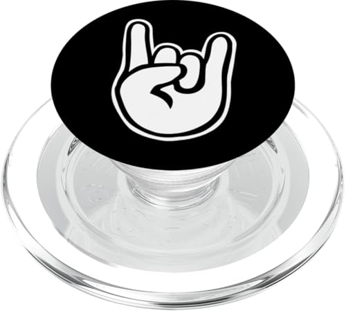 Teufelshörner Cartoon Rock On PopSockets PopGrip für MagSafe Teufelshörner Cartoon Rock On PopSockets PopGrip für MagSafe von Miftees