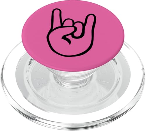 Teufelshörner Cartoon Rock On PopSockets PopGrip für MagSafe Teufelshörner Cartoon Rock On PopSockets PopGrip für MagSafe von Miftees