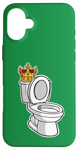 Toilet Bowl With A Crown Hülle für iPhone 16 Plus Toilet Bowl With A Crown Hülle für iPhone 16 Plus von Miftees