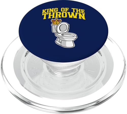 Toilet Bowl With A Crown King of the Thrown PopSockets PopGrip für MagSafe Toilet Bowl With A Crown King of the Thrown PopSockets PopGrip für MagSafe von Miftees