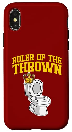 Toilet Bowl With A Crown Ruler of the Thrown Hülle für iPhone X/XS Toilet Bowl With A Crown Ruler of the Thrown Hülle für iPhone X/XS von Miftees