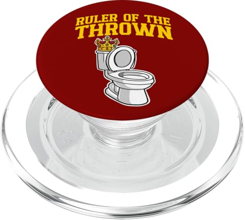 Toilet Bowl With A Crown Ruler of the Thrown PopSockets PopGrip für MagSafe Toilet Bowl With A Crown Ruler of the Thrown PopSockets PopGrip für MagSafe von Miftees