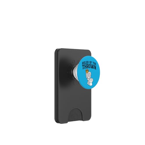 Toilet Bowl With A Crown Ruler of the Thrown PopSockets PopWallet für MagSafe Toilet Bowl With A Crown Ruler of the Thrown PopSockets PopWallet für MagSafe von Miftees