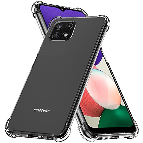 Migeec Hülle für Samsung Galaxy A22 5G Crystal Klare Handyhülle Stoßfeste Schutzhülle - Durchsichtige von Migeec