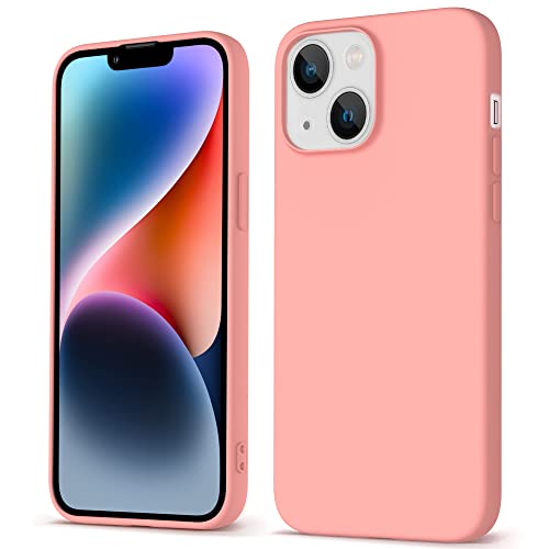 Migeec Hülle für iPhone 14 Plus 2022 Hülle 6.7" Handyhülle Ultra Dünn Velvety Touch Stoßfeste Stilvolle Case - Rosa von Migeec