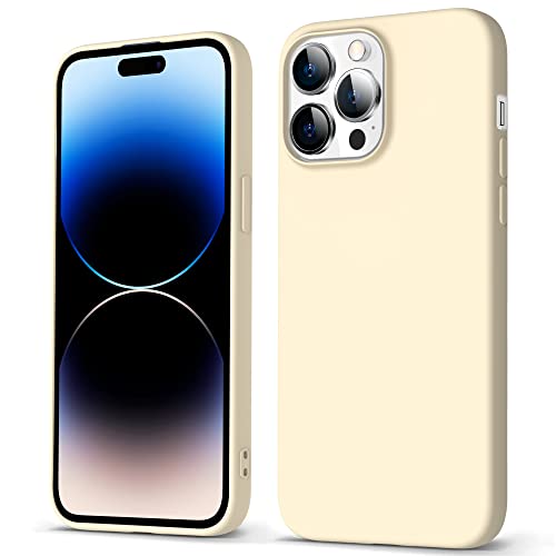 Migeec Hülle für iPhone 14 Pro 2022 Hülle 6.1" Handyhülle Ultra Dünn Velvety Touch Stoßfeste Stilvolle Case - Weiß von Migeec