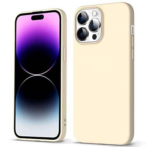 Migeec Hülle für iPhone 14 Pro Max 2022 Hülle 6.7" Handyhülle Ultra Dünn Velvety Touch Stoßfeste Stilvolle Case - Weiß von Migeec