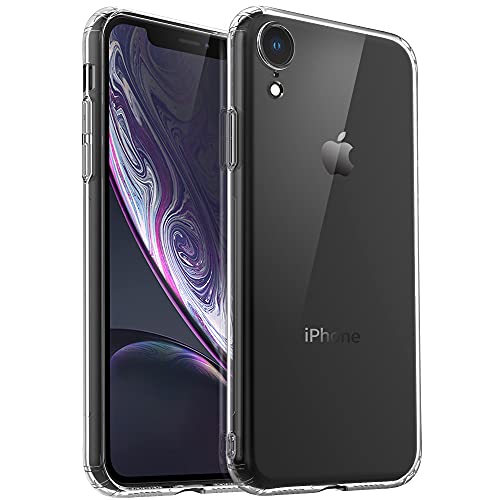 Migeec Hülle für iPhone XR Transparent [Stoßfest] Weiche Silikon [Kratzfest] Flex TPU Bumper handyhülle Durchsichtige Schutzhülle von Migeec