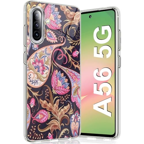 Handyhülle für Samsung Galaxy A56 Hülle Silikon mit Marmor Motive Handyhülle für Samsung A56 Case Cover TPU Slim Dünn Transparent Soft Stoßfest Schutzhülle für Samsung A56 5G Hülle (C) von Migexxkj