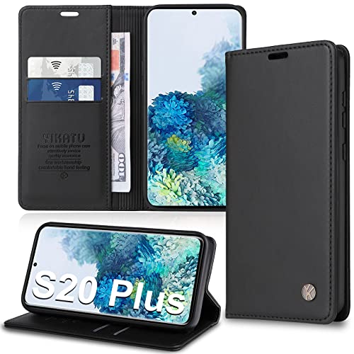 Handyhülle für Samsung Galaxy S20 Plus Hülle [Premium PU Leder] Klapphülle Ständer Kartenfach Magnetic Flip Case Cover Etui Tasche Schutzhülle für Samsung S20 Plus 5G von Migexxkj