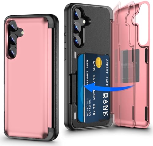 Migexxkj Schutzhülle für Samsung Galaxy S23 FE mit Kartenhalter und Ständer, Kameraschutz, Brieftaschenhülle für Samsung Galaxy S23 FE, militärische stoßfeste Schutzhülle, Handyhüllen für S23 FE 5G Migexxkj Schutzhülle für Samsung Galaxy S23 FE mit Kartenhalter und Ständer, Kameraschutz, Brieftaschenhülle für Samsung Galaxy S23 FE, militärische stoßfeste Schutzhülle, Handyhüllen für S23 FE 5G von Migexxkj