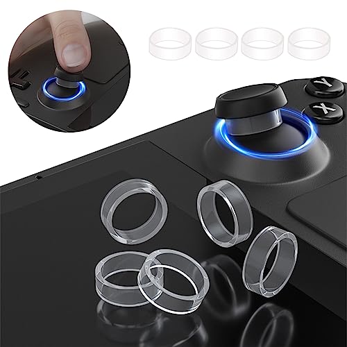 Miimall 4 PCs Joystick Schutzhülle Kompatibel mit Asus Rog Ally Joystick Hülle, Weiche TPU Bequem Verschleißfest Anti-Rutsch Joystick Hüllen Joystick Schutzhülle für Asus Rog Ally-Klar von Miimall