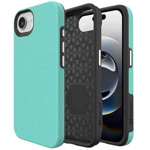 Miimall Dünn Hülle für iPhone 16e Handyhülle, Kompatibel für MagSafe, Anti-Rutsch Fallschutz Robuste Schutzhülle Ultra Slim Fit Thin Harte Rückseite Military Bumper Cover für iPhone16 e Case Minzgrün Miimall Dünn Hülle für iPhone 16e Handyhülle, Kompatibel für MagSafe, Anti-Rutsch Fallschutz Robuste Schutzhülle Ultra Slim Fit Thin Harte Rückseite Military Bumper Cover für iPhone16 e Case Minzgrün von Miimall