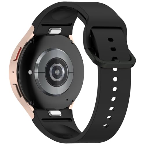 Miimall Ersatzarmbänder Kompatibel mit Samsung Galaxy Watch 7/Watch 7 LTE 40mm 44mm Armband,Uhrenarmband,Elastisch, Langlebig,Weiches Silikon Sportarmband für Galaxy Watch 7 Damen und Herren,Schwarz Miimall Ersatzarmbänder Kompatibel mit Samsung Galaxy Watch 7/Watch 7 LTE 40mm 44mm Armband,Uhrenarmband,Elastisch, Langlebig,Weiches Silikon Sportarmband für Galaxy Watch 7 Damen und Herren,Schwarz von Miimall